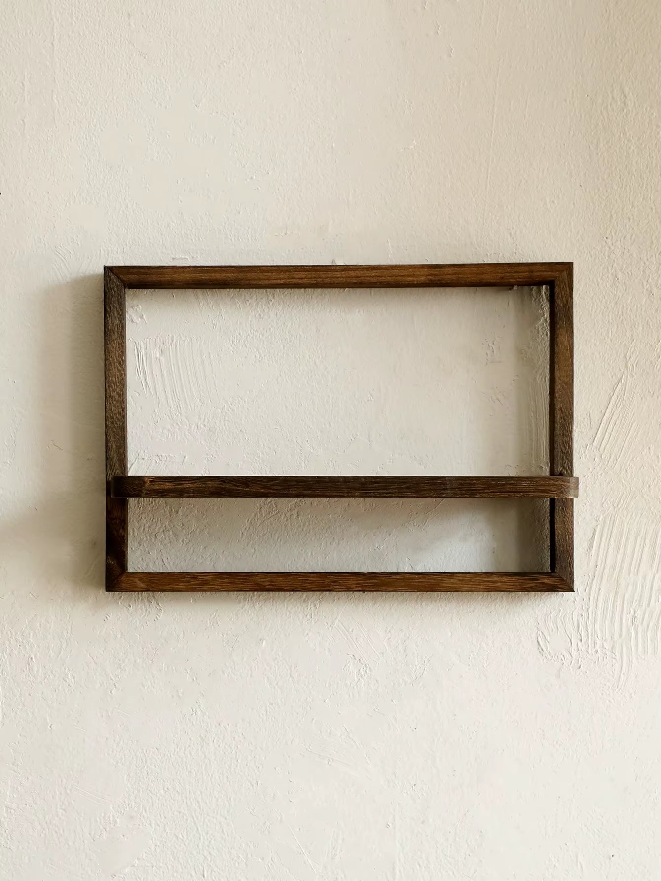 Rustic Wooden Floating Wall Shelves
