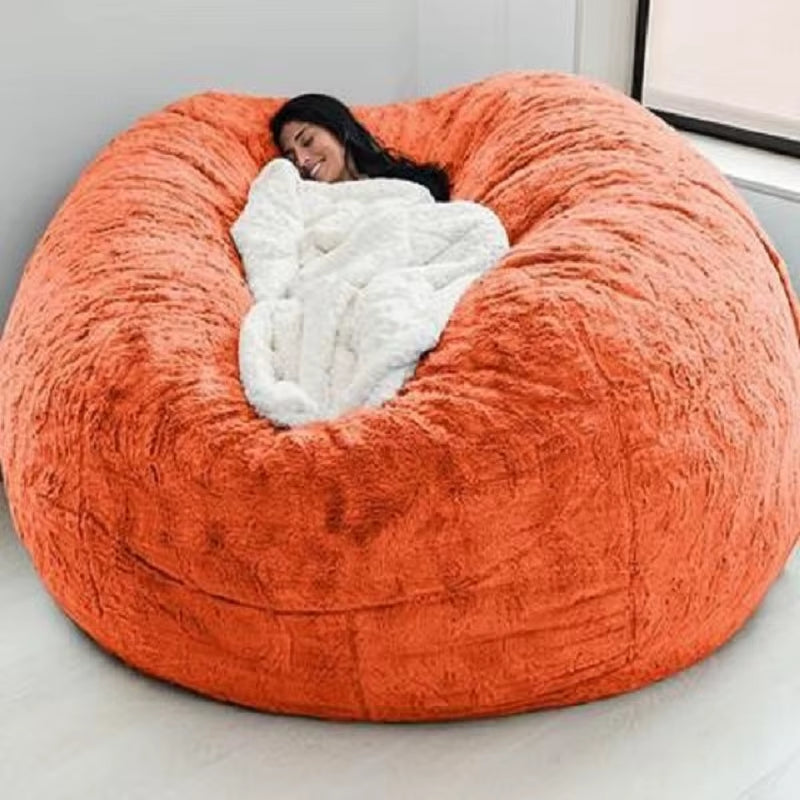 Giant Fur Bean Bag Sofa Cover