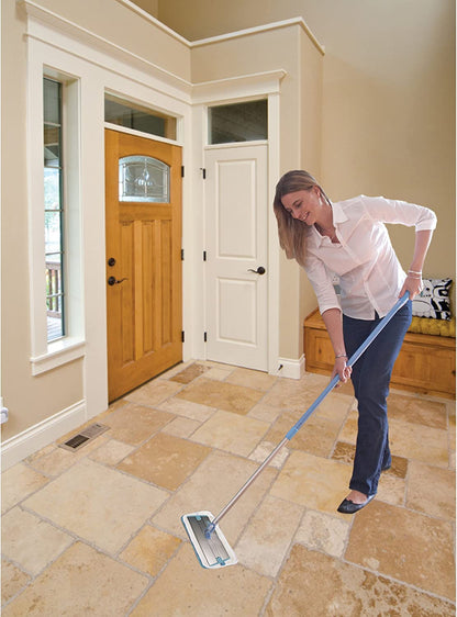 Professional Microfiber Deep Clean Mop for Hardwood, Laminate, Tile, and Stone Floors - Washable, Reusable, and Guaranteed for 100 Washes