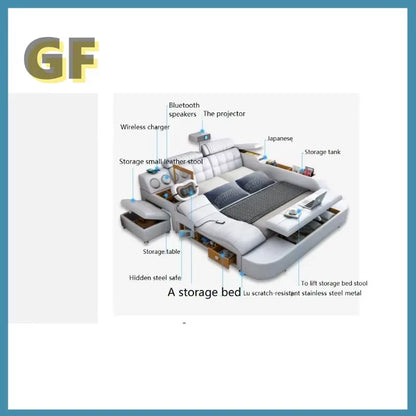 Modern Electric Massage Bed Frame