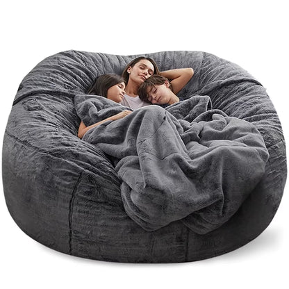 Giant Fur Bean Bag Sofa Cover