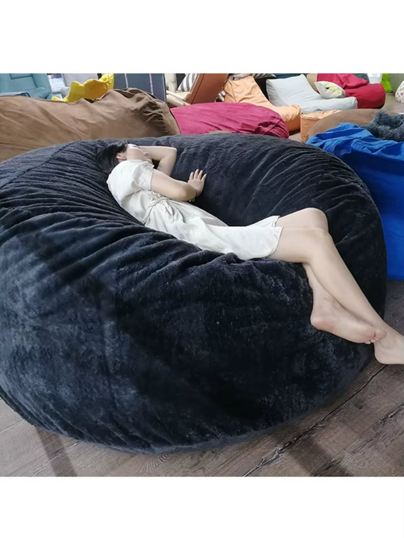 Giant Fur Bean Bag Sofa Cover