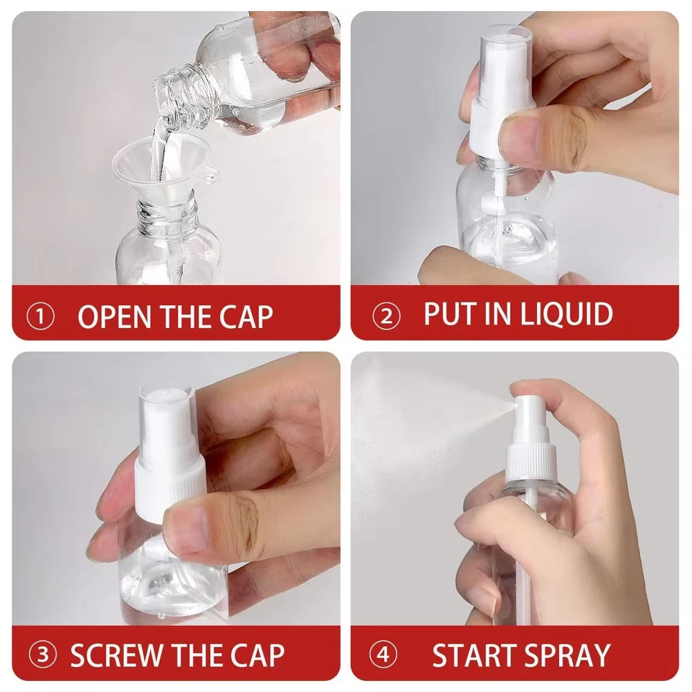 Refillable Portable Spray Bottles Set