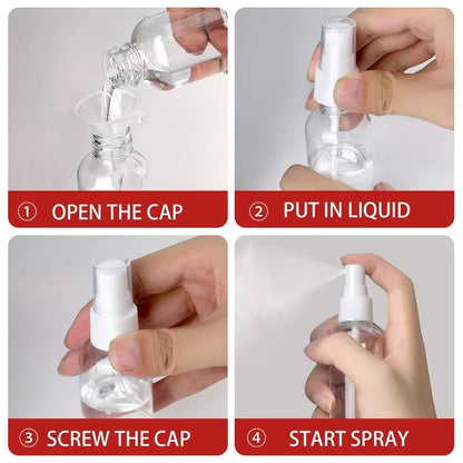 Refillable Portable Spray Bottles Set