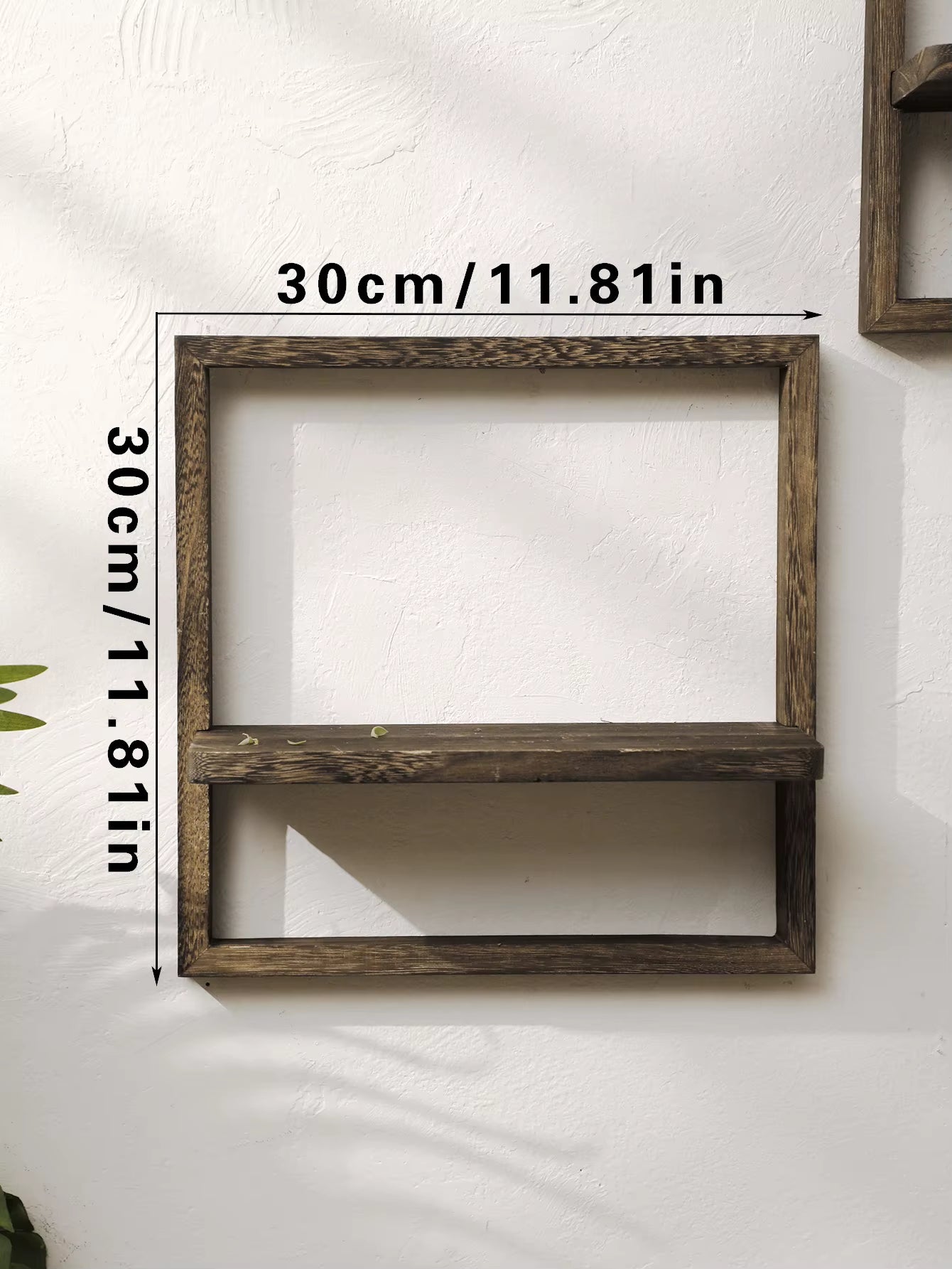 Rustic Wooden Floating Wall Shelves