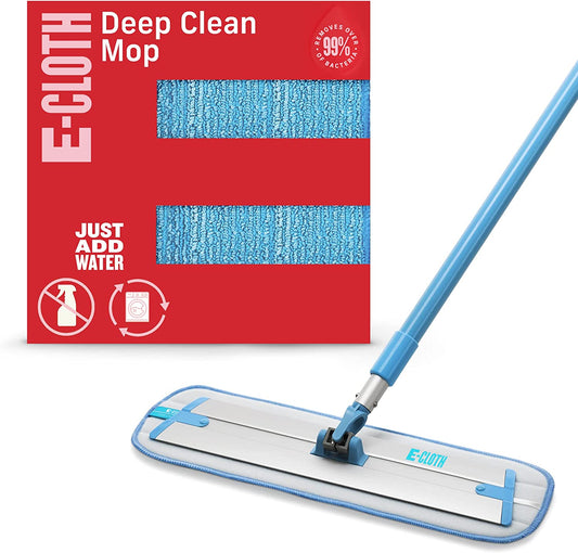 Professional Microfiber Deep Clean Mop for Hardwood, Laminate, Tile, and Stone Floors - Washable, Reusable, and Guaranteed for 100 Washes