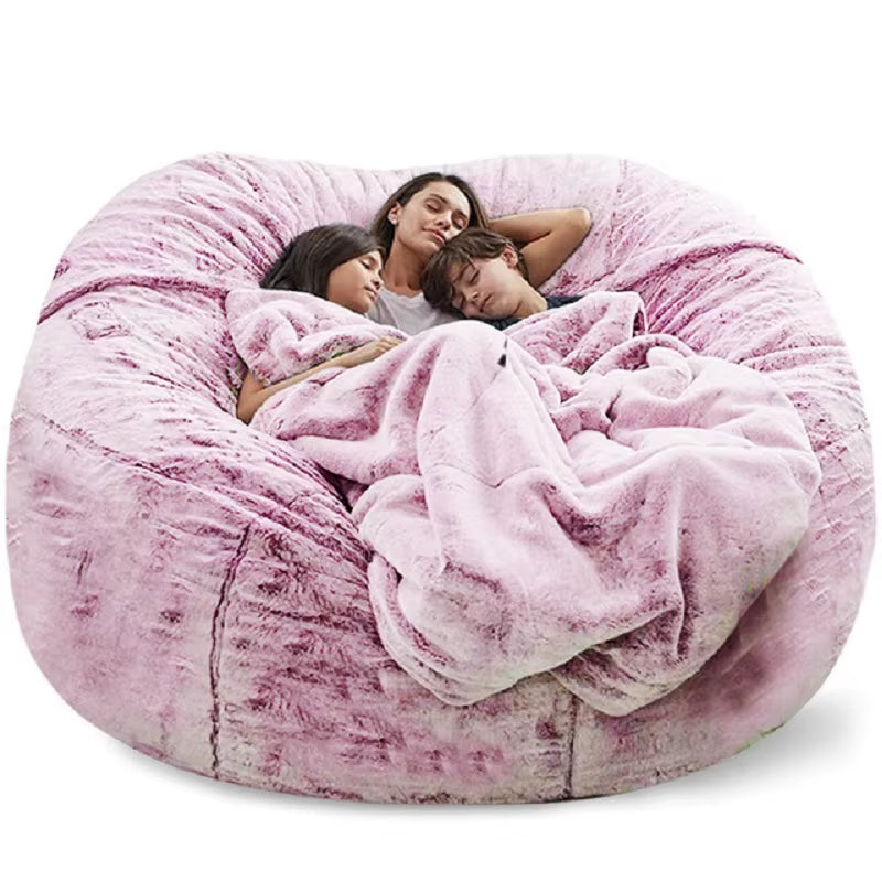 Giant Fur Bean Bag Sofa Cover