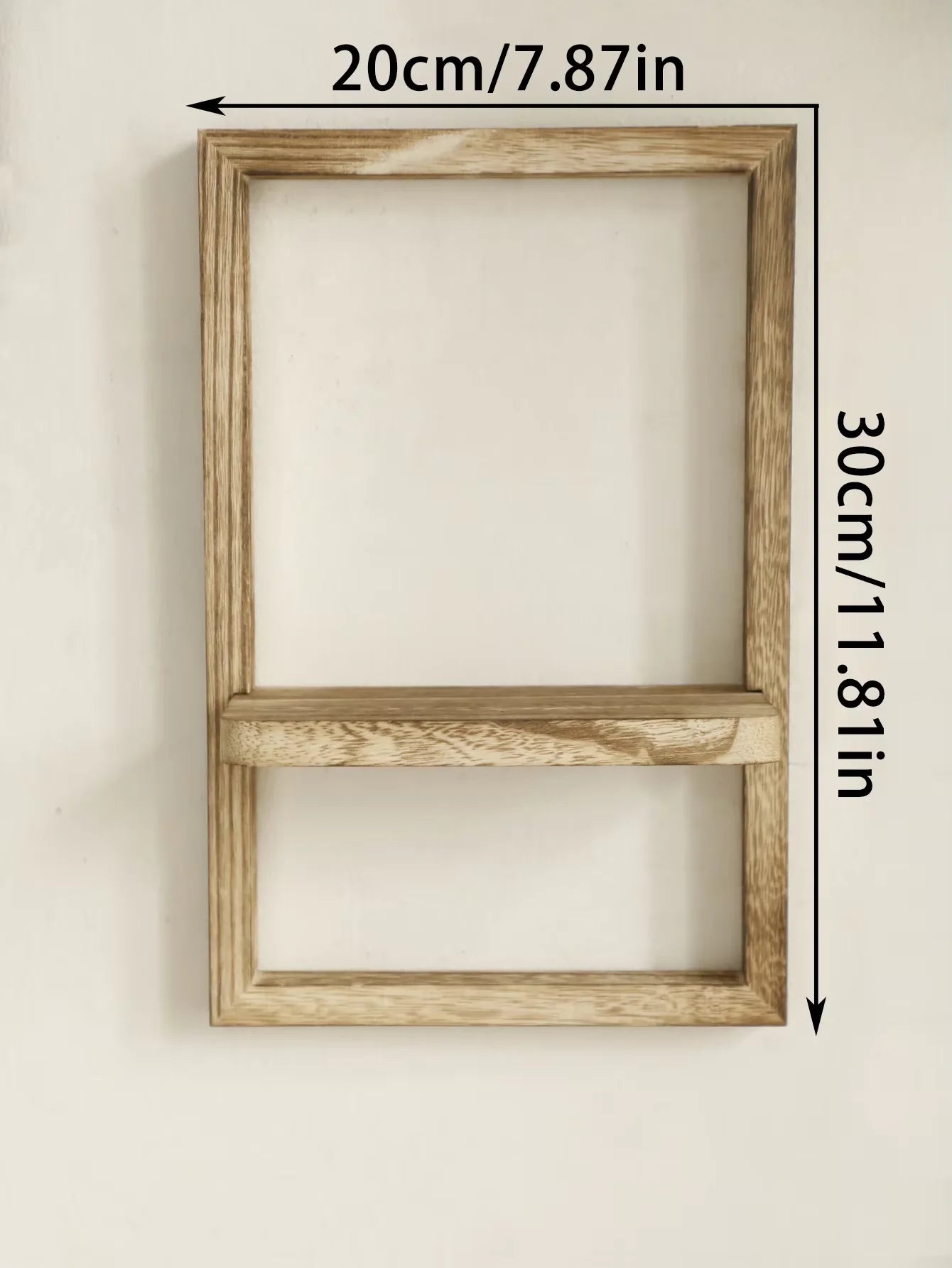 Rustic Wooden Floating Wall Shelves