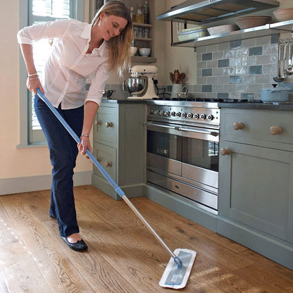Professional Microfiber Deep Clean Mop for Hardwood, Laminate, Tile, and Stone Floors - Washable, Reusable, and Guaranteed for 100 Washes