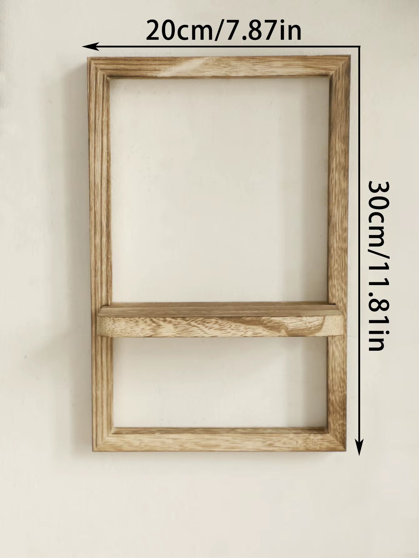 Rustic Wooden Floating Wall Shelves