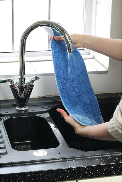 Professional Microfiber Deep Clean Mop for Hardwood, Laminate, Tile, and Stone Floors - Washable, Reusable, and Guaranteed for 100 Washes